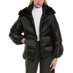 Gorski Womens Après Down Ski Jacket, Black